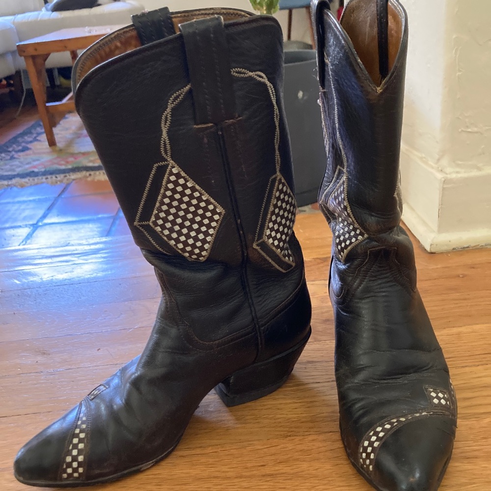 Laramie handmade western boots vintage womens 6